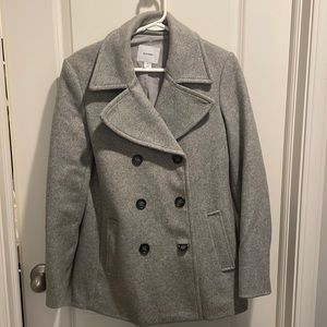 Women’s Grey Peacoat